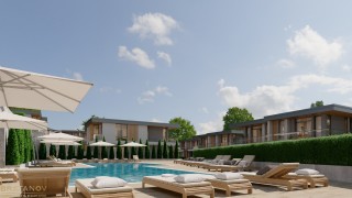 Модерни двуетажни къщи в комплекс Aura House, Кошарица